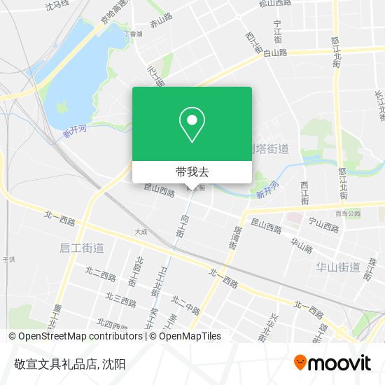敬宣文具礼品店地图