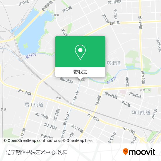 辽宁翔信书法艺术中心地图