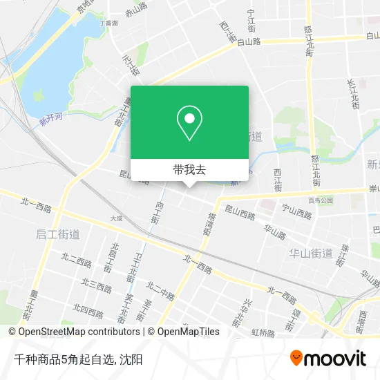 千种商品5角起自选地图