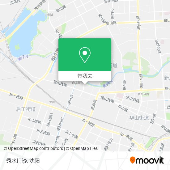 秀水门诊地图