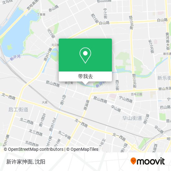 新许家抻面地图