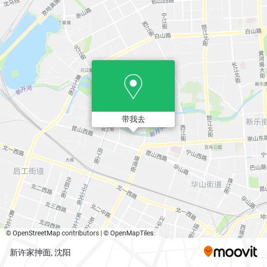 新许家抻面地图