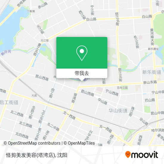 怪剪美发美容(塔湾店)地图