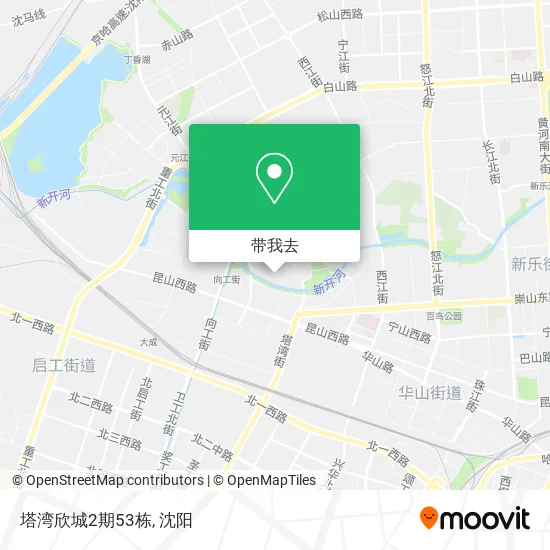 塔湾欣城2期53栋地图