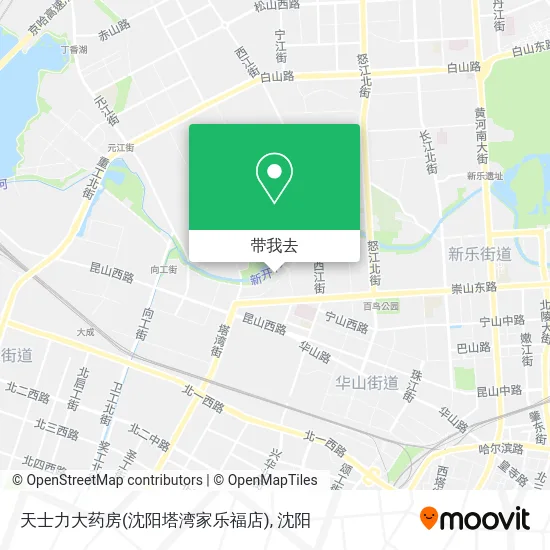 天士力大药房(沈阳塔湾家乐福店)地图