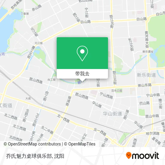 乔氏魅力桌球俱乐部地图