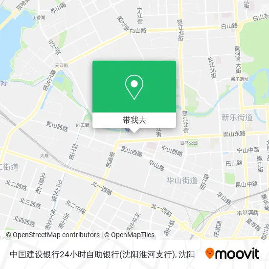 中国建设银行24小时自助银行(沈阳淮河支行)地图