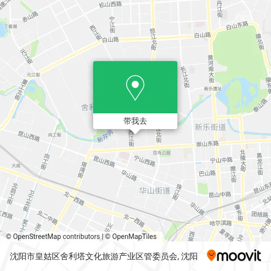 沈阳市皇姑区舍利塔文化旅游产业区管委员会地图