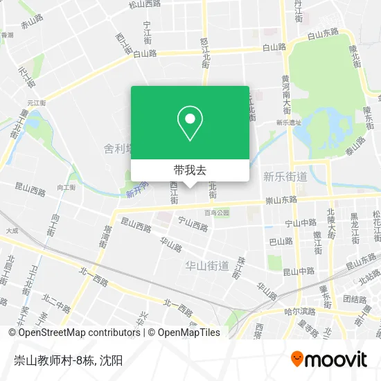 崇山教师村-8栋地图