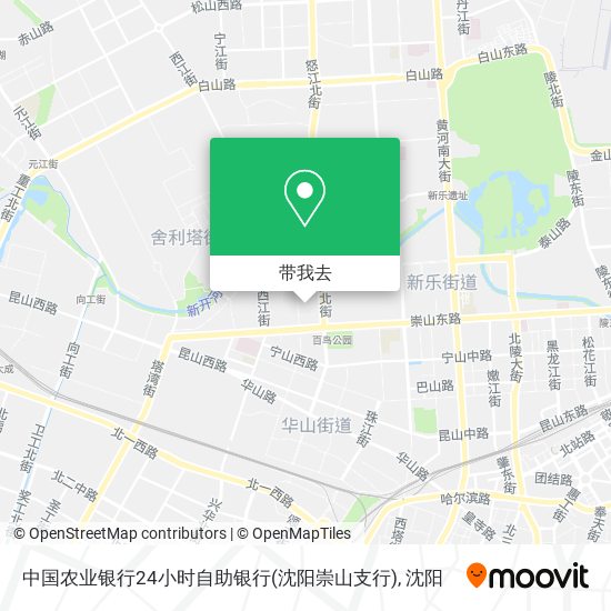 中国农业银行24小时自助银行(沈阳崇山支行)地图