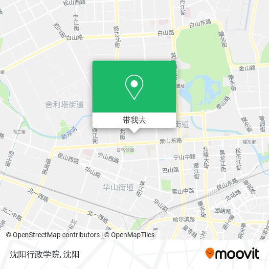 沈阳行政学院地图