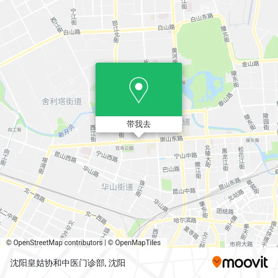 沈阳皇姑协和中医门诊部地图