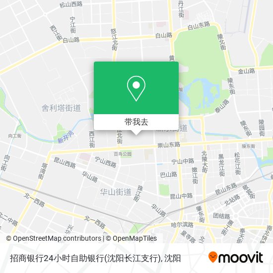 招商银行24小时自助银行(沈阳长江支行)地图