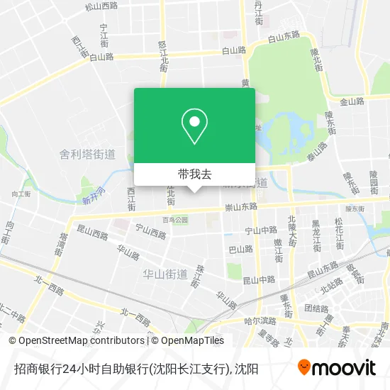 招商银行24小时自助银行(沈阳长江支行)地图