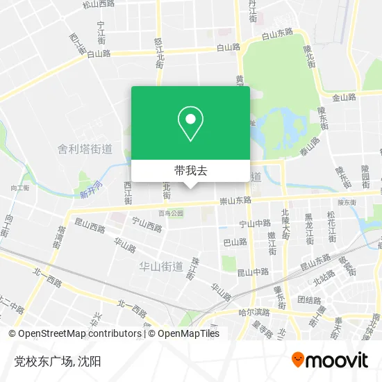 党校东广场地图
