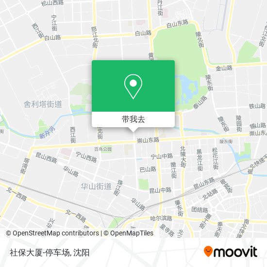 社保大厦-停车场地图
