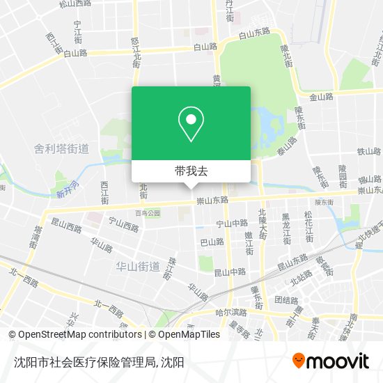 沈阳市社会医疗保险管理局地图