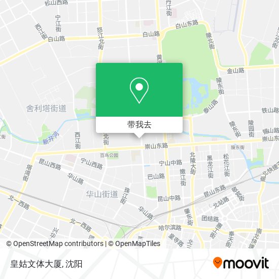 皇姑文体大厦地图