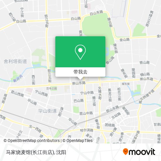 马家烧麦馆(长江街店)地图