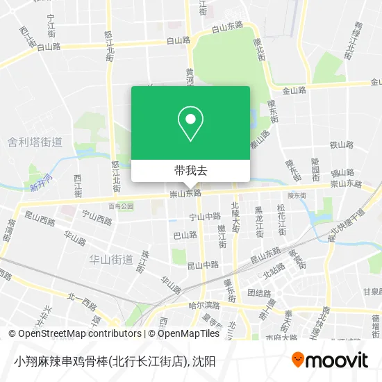 小翔麻辣串鸡骨棒(北行长江街店)地图