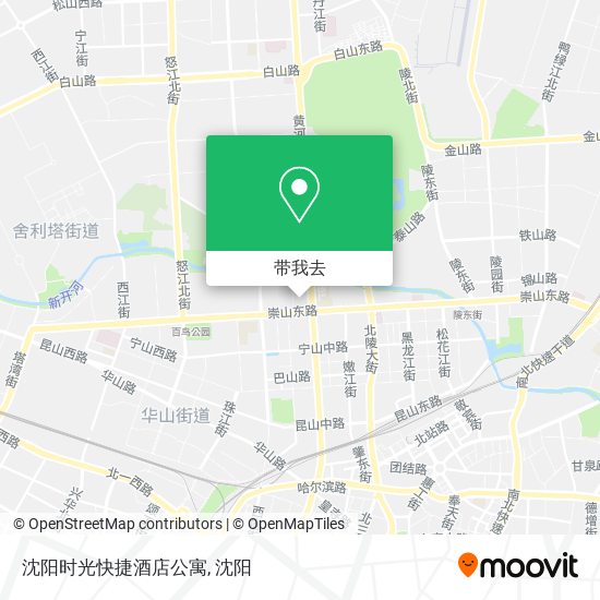 沈阳时光快捷酒店公寓地图