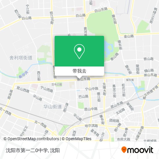 沈阳市第一二0中学地图