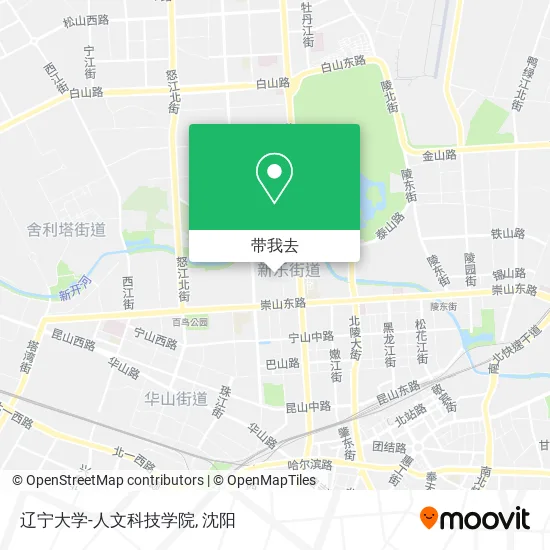 辽宁大学-人文科技学院地图