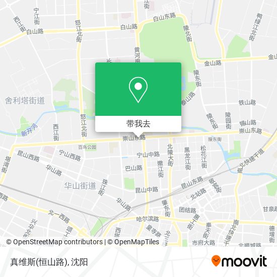 真维斯(恒山路)地图