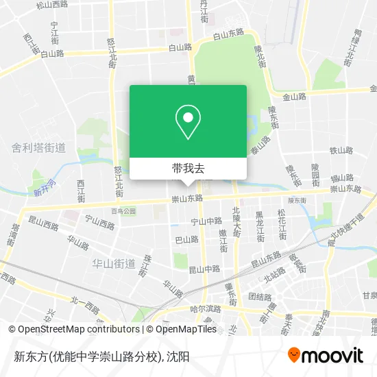 新东方(优能中学崇山路分校)地图