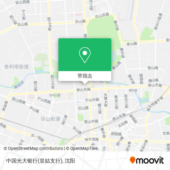 中国光大银行(皇姑支行)地图
