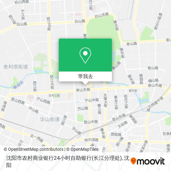 沈阳市农村商业银行24小时自助银行(长江分理处)地图