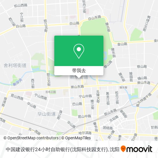 中国建设银行24小时自助银行(沈阳科技园支行)地图