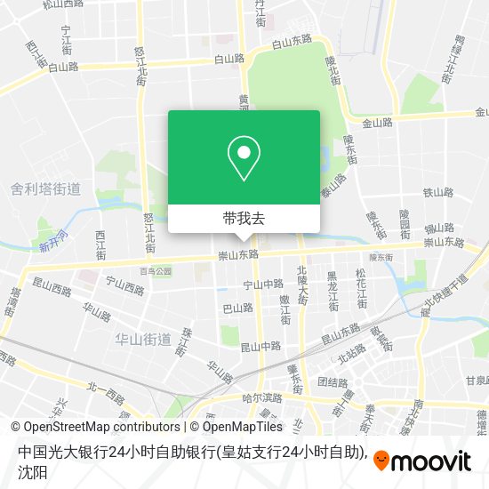 中国光大银行24小时自助银行(皇姑支行24小时自助)地图