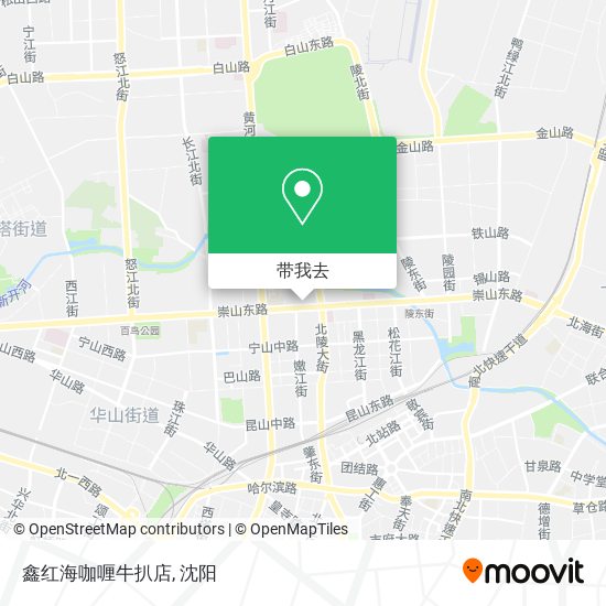 鑫红海咖喱牛扒店地图