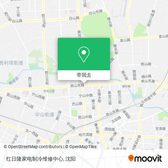 红日隆家电制冷维修中心地图