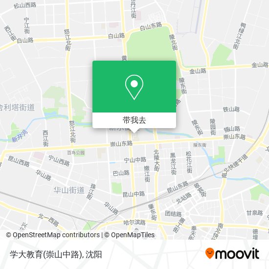学大教育(崇山中路)地图