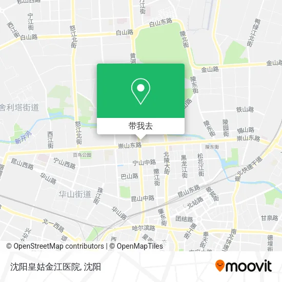 沈阳皇姑金江医院地图