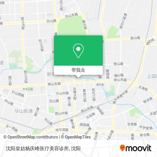 沈阳皇姑杨庆峰医疗美容诊所地图