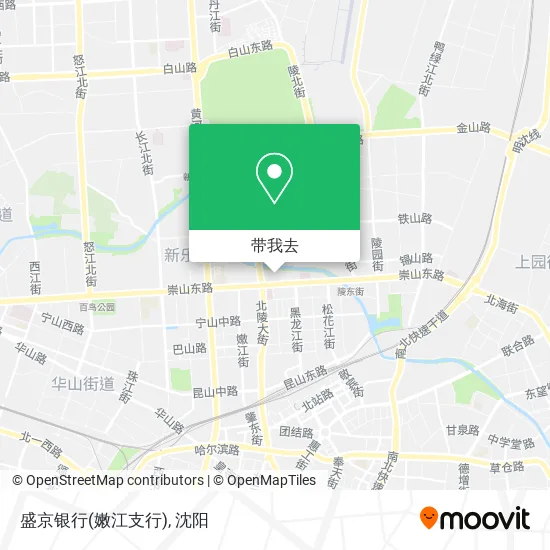 盛京银行(嫩江支行)地图