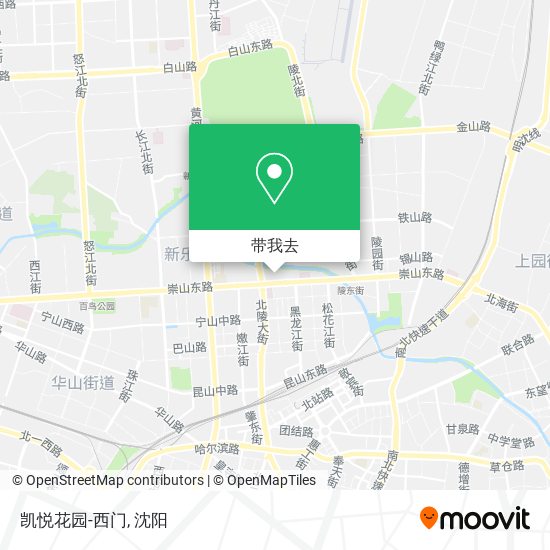 凯悦花园-西门地图