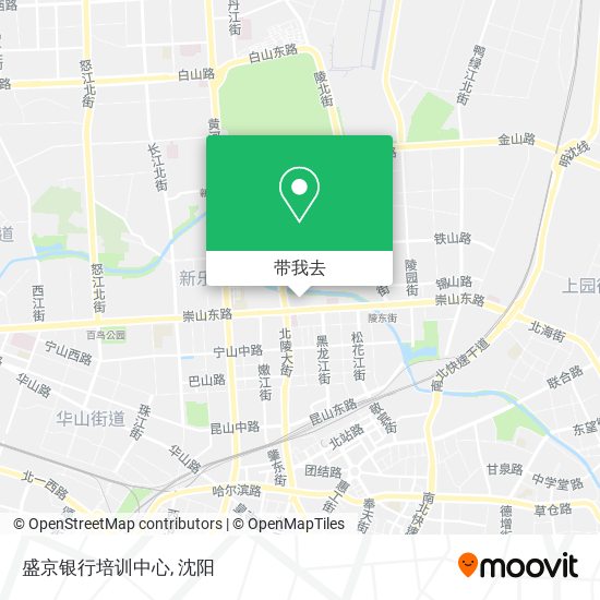 盛京银行培训中心地图