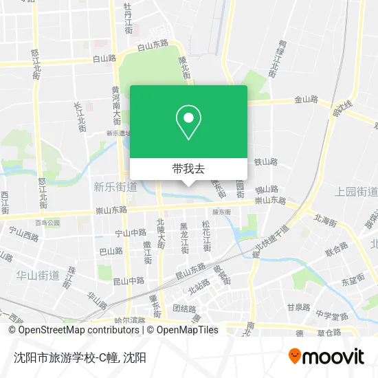 沈阳市旅游学校-C幢地图