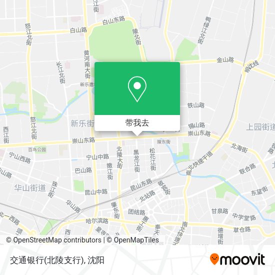交通银行(北陵支行)地图