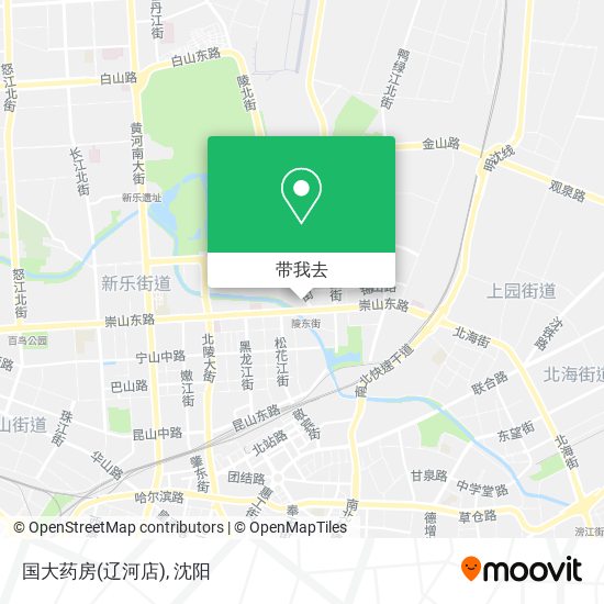 国大药房(辽河店)地图