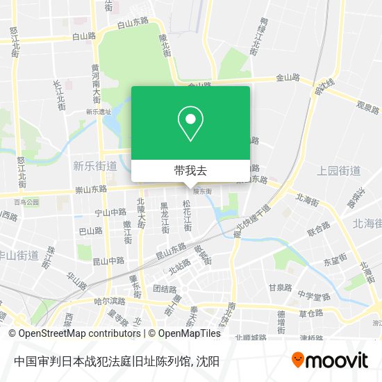 中国审判日本战犯法庭旧址陈列馆地图