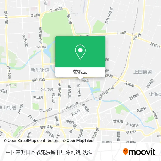中国审判日本战犯法庭旧址陈列馆地图