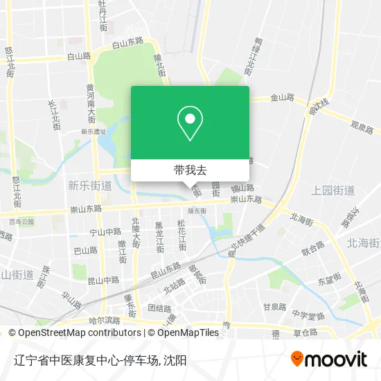 辽宁省中医康复中心-停车场地图