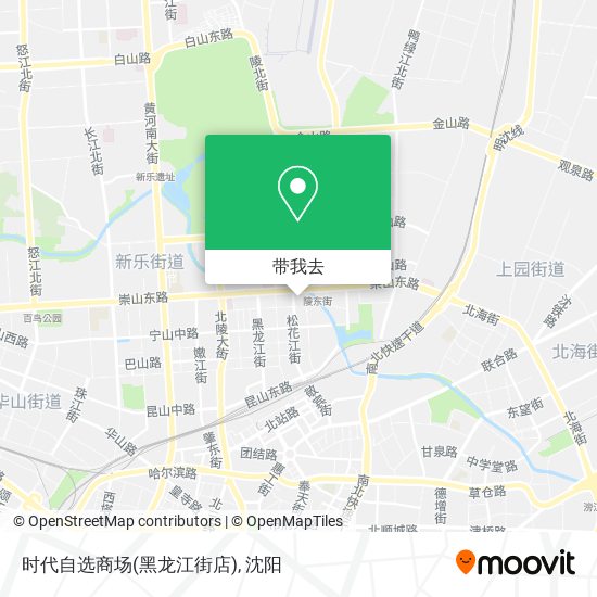 时代自选商场(黑龙江街店)地图
