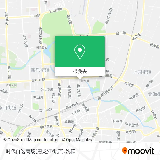 时代自选商场(黑龙江街店)地图