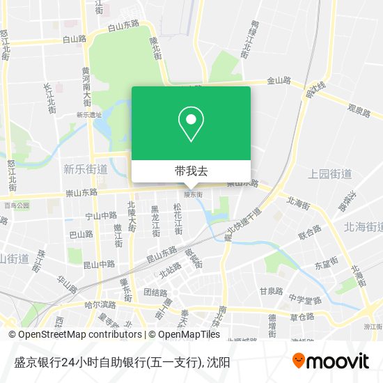 盛京银行24小时自助银行(五一支行)地图